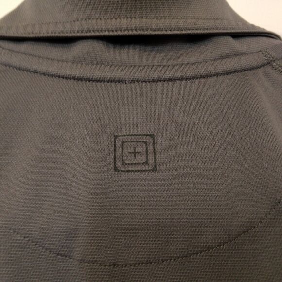 5.11 tactical series polo shirt mens XL Xlarge gray short sleeve concealed carry - Picture 4 of 9